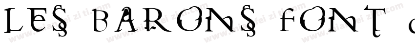 Les Barons font du Ski字体转换